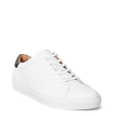 White Jermain Leather Trainers