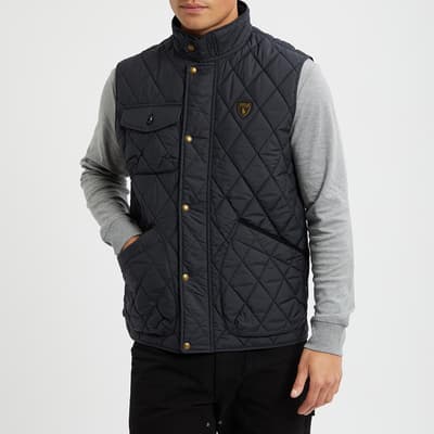 Black Beaton Quilted Gilet