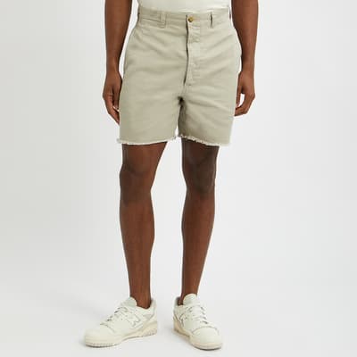 Sand Twill Burroughs Cotton Shorts