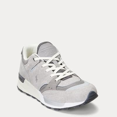 Grey Trackster Suede Trainers