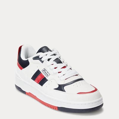 White Masters Sport Leather Trainers