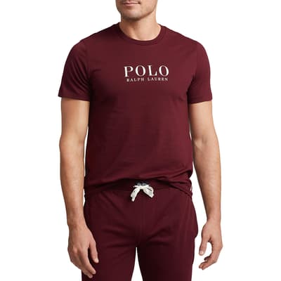 Burgundy Cotton Pyjama T-Shirt 
