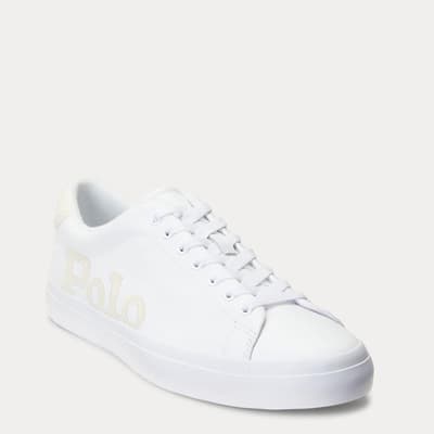 White Longwood Leather Trainers