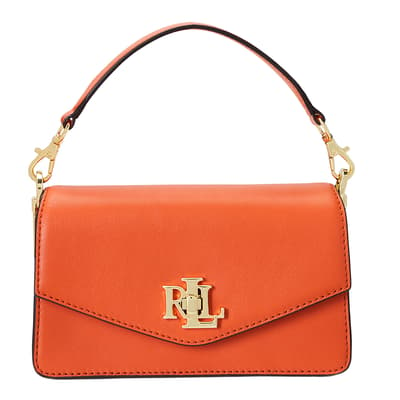 Orange Taylor Leather Shoulder Bag