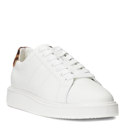 White Angeline Leather Trainers