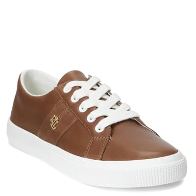 Brown Janson Leather Trainers