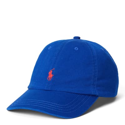 Younger Boy's Royal Blue Twill Cotton Cap