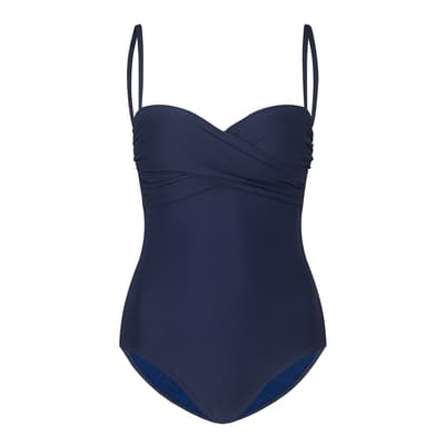 Navy Crossover Swimsuit