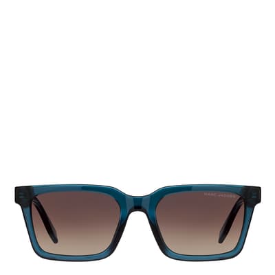 Blue Rectangular  Sunglasses Frames