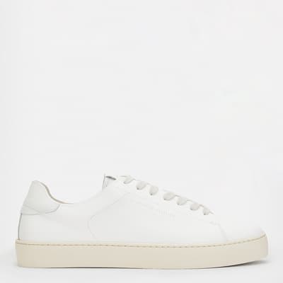 White Klip Low Top Leather Trainers