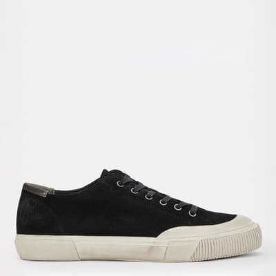 Black Dumont Low Top Leather Trainers