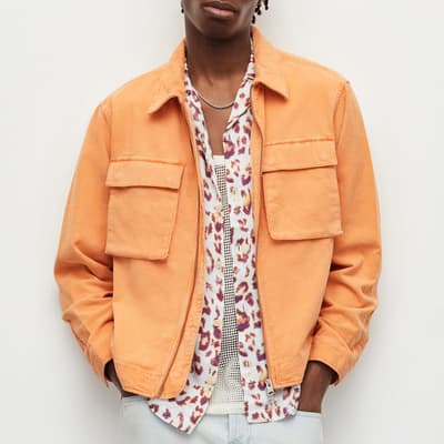 Orange Clifton Zip Jacket