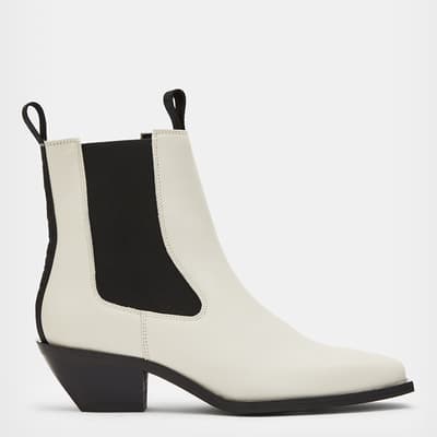 White Vally Leather Boots
