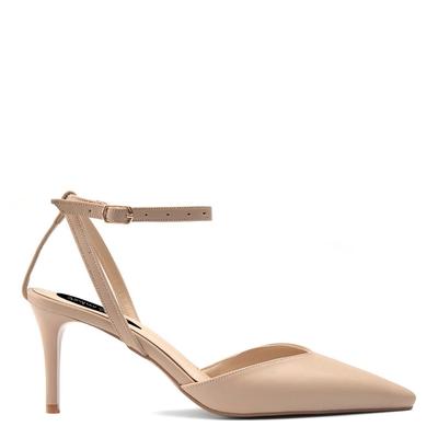 Beige Court Heel