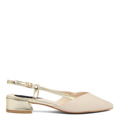 Beige Sling Back