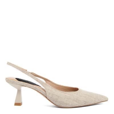 Beige Sling Back Court