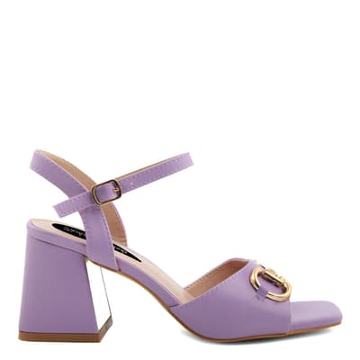 Purple Heeled Sandal
