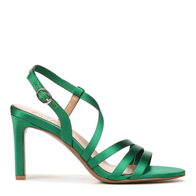 Tropical Green Kimberly Heeled Sandals