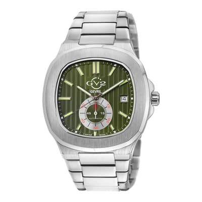 GV2 Men's Silver Potente Swiss Automatic Watch 316L