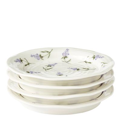 Set of 4 Lavandula Tea Plates