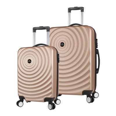 Gold DOPKO Set of 2 Suitcases