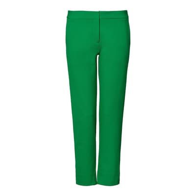 Green Cropped Classic Miracle Trouser