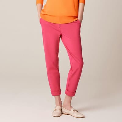Pink Cropped Classic Miracle Trouser