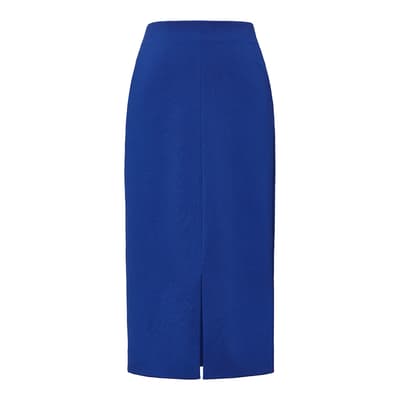 Royal Blue Midi Miracle Pencil Skirt