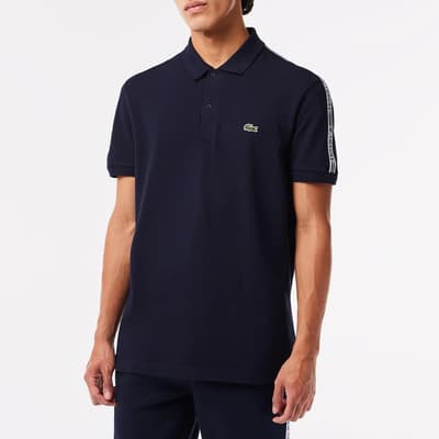 Navy Cotton Polo Shirt