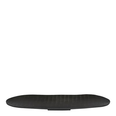 Iconic Ripples Elliptical Platter, Graphite 60cm