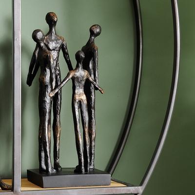 Family Circle Sculpture, Resin