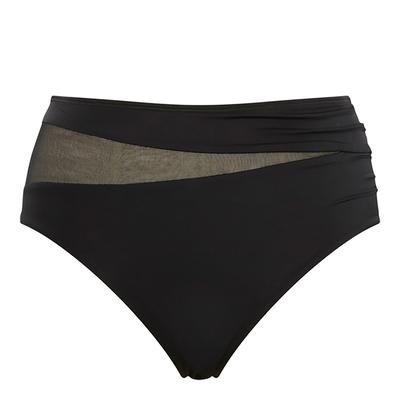 Black Serenity Midi Bikini Bottoms