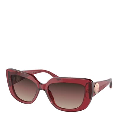 Womens Bvlgari Red Sunglasses 55mm