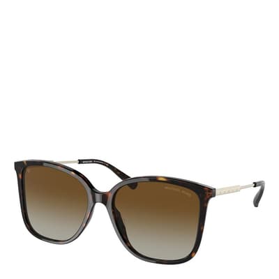 Women's Michael Kors Brown Sunglasses 56mm