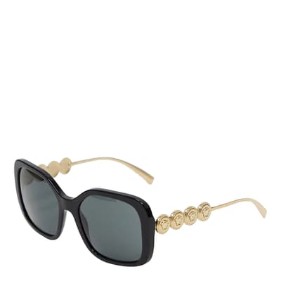 Womens Black Versace Sunglasses 53mm
