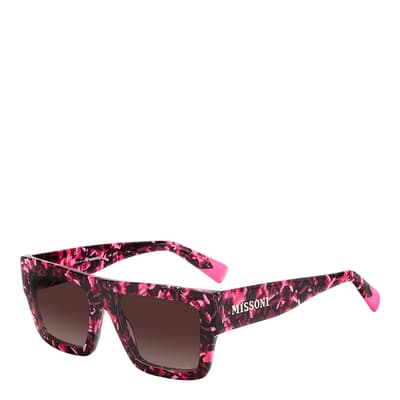 Fuchsia Havana Pink Flat Top Sunglasses