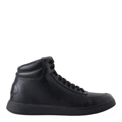 Black High Top Trainers Sneakers