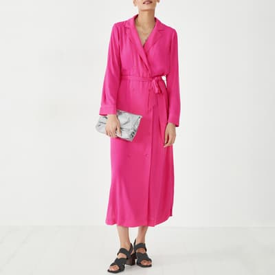 Pink Jillian Midi Dress