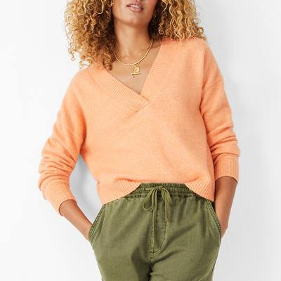 Coral Fleur Cropped Jumper