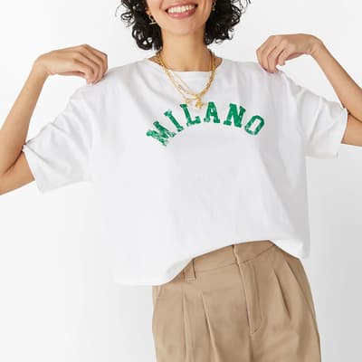 White Milano Cotton T-Shirt 
