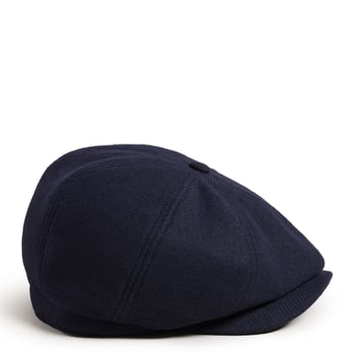 Dark Blue Elijaah Baker Boy Hat