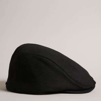 Black BlackAlfreds Wool Blend Flat Cap