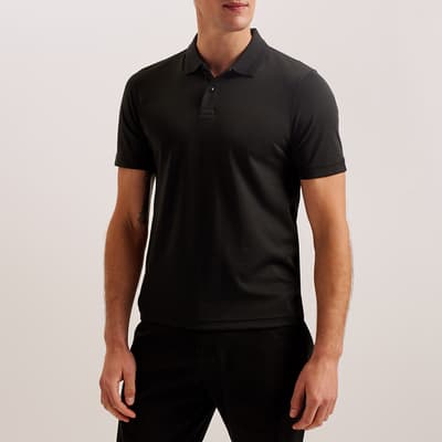 Black Galdon Regular Polo Shirt