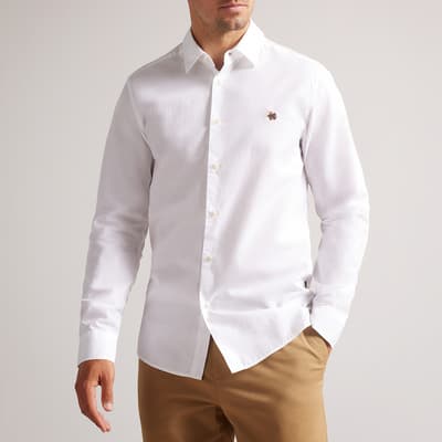 White Fonik Poplin Shirt 