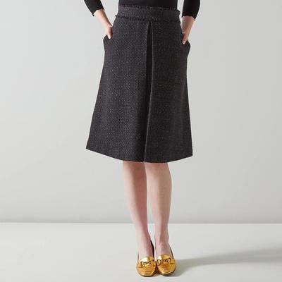 Black Chelsea Midi Skirt