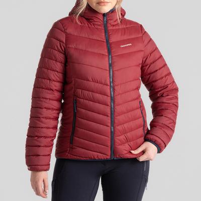 Red Compresslite Hooded Jacket