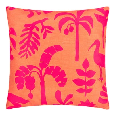 Marula 43x43cm Outdoor Cushion, Coral/Pink