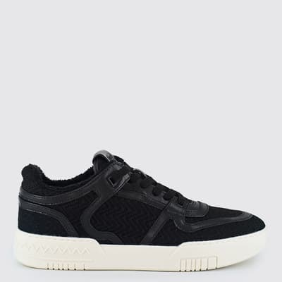 Women's Black Lace Up Trainers