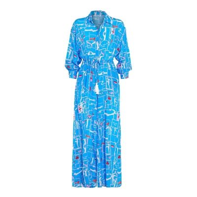 Blue Smoke & Mirrors Silk Boiler Suit