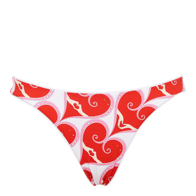Red Heartbreaker Eltham Bikini Bottom